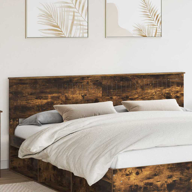 Headboard, King, Smoked Oak