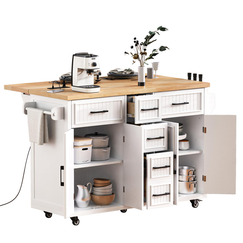 Îlot de cuisine, White