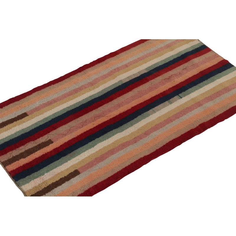 One-of-a-Kind 2'11" X 5'1" Hand Knotted Area Rug