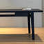 Black Ash Wood Rectangular Writing Desk-1890366435