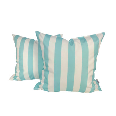 Striped Outdoor Accent Pillow Covers
