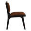 Chaise en argile brun