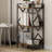3 Tier Bookshelf For Small Space, Small Metal Bookshelf For Books, Organizers And Storage For Office, Living Room, Bedroom, Rustic Bookshelf, Table