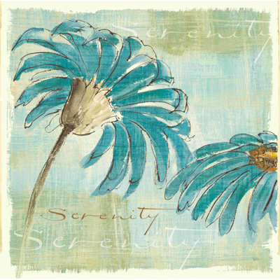 «Spa Daisies IV» par Chris Paschke, reproduction sur toile tendue