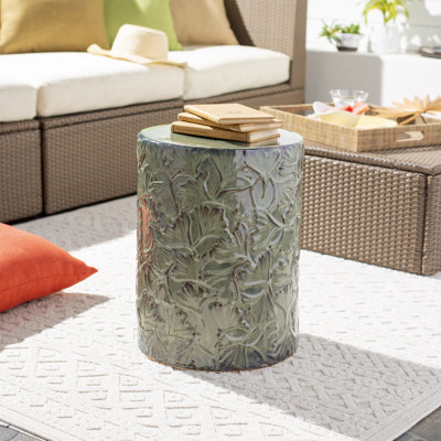 Knarr Ceramic Garden Stool by Kelly Clarkson Home