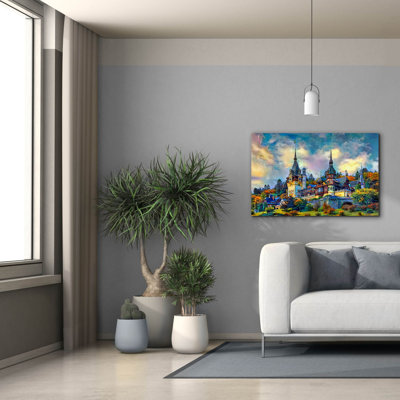 'Sinai Romania Peles Castle' by Pedro Gavidia, Canvas Wall Art