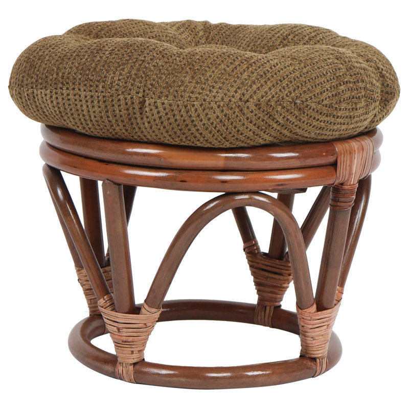 Coussin de repose-pieds 18 po, Pois bruns