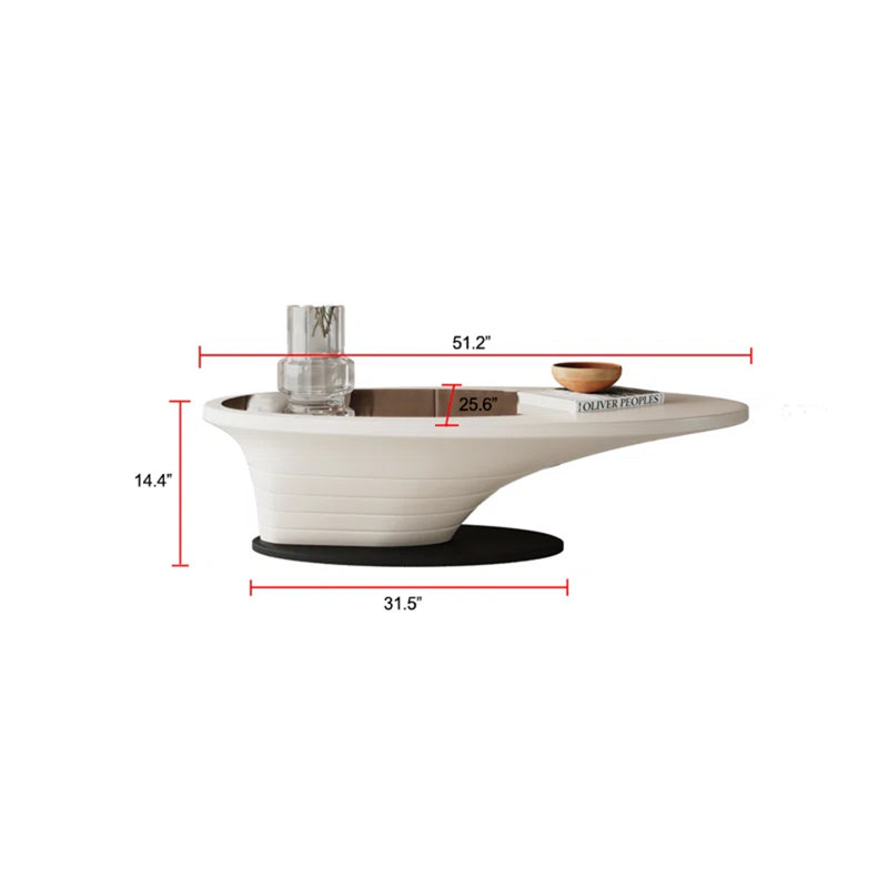 Table basse, table de salon 51,2 "