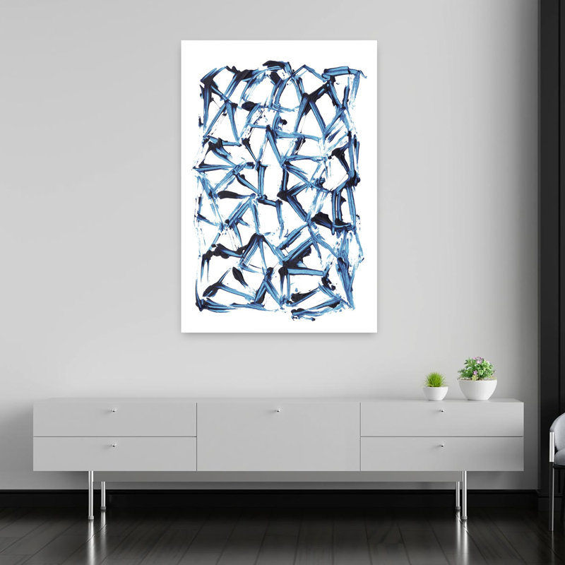 Art contemporain contemporain abstrait, H 60 po x l 40 po