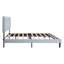 Structure de lit plateforme tapissier avec tête de lit en tissu de lin capitonné moderne sans sommier-945177917-945177912