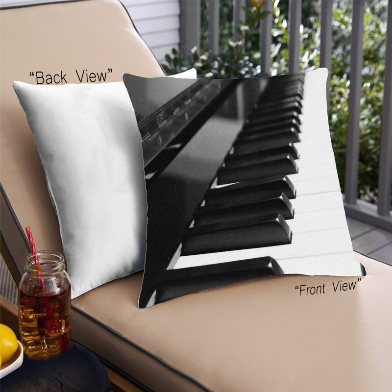 Coussin Music Music, Microsuède