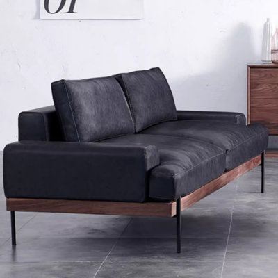 Canapé compact rétro en bois massif