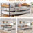 Daybed with Trundle, Height Adjustable-402064414