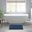 1 tapis de salle de bain réversible 100% coton bleu marine de 30 x 30 po avec lavabo lavable à la machine de 0,5 po d'épaisseur, poids moyen pour une salle de bain élégante-199629647-199630000