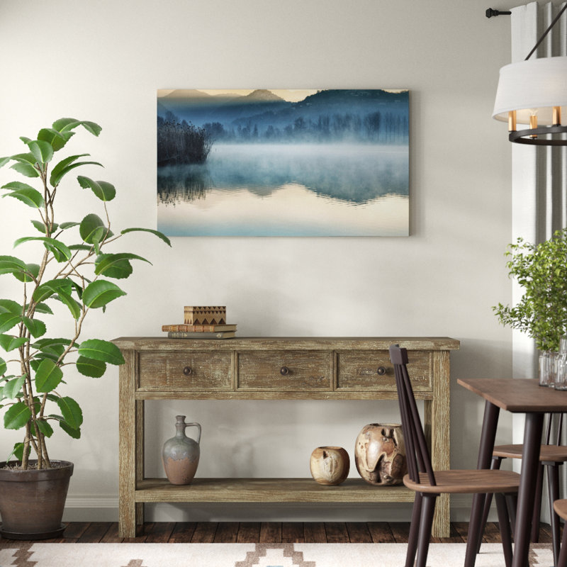 «Quiet Morning», photographie sur toile, H 28 po x l 48 po
