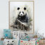 «Beimnet Asian Art Panda Animal I», reproduction sur toile