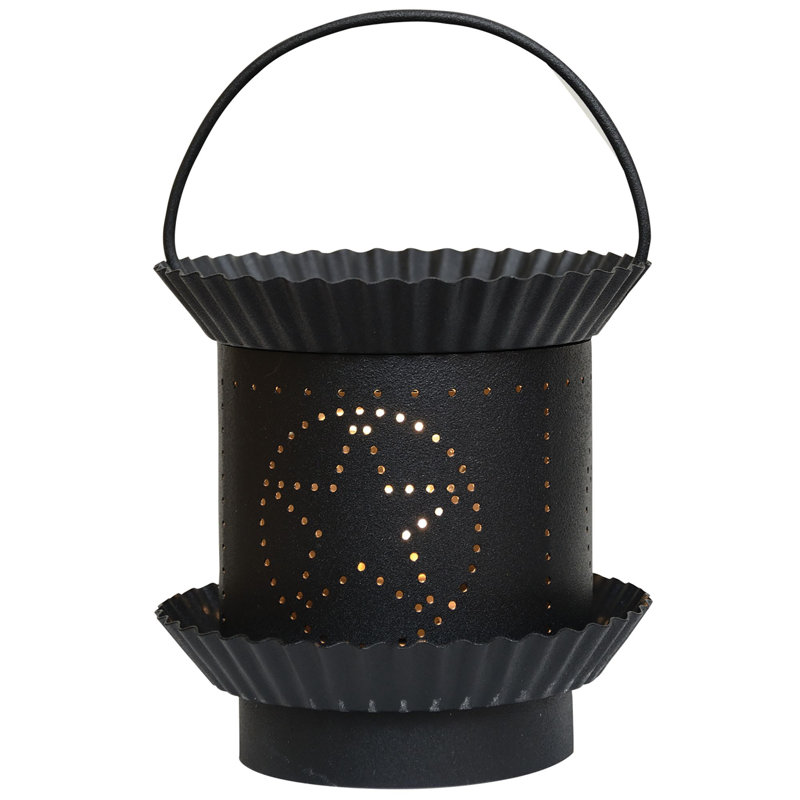 8'' H Metal Tabletop Wax Warmer, Black