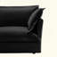 Canapé modulaire rembourré sans accoudoir avec repose-pieds réversible, canapé modulaire sans accoudoirs, tissu chenille-1139492507-1139492506