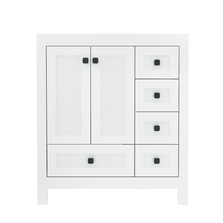 30" Freestanding Single Bathroom Vanity Base Only, Sink Top Not Included