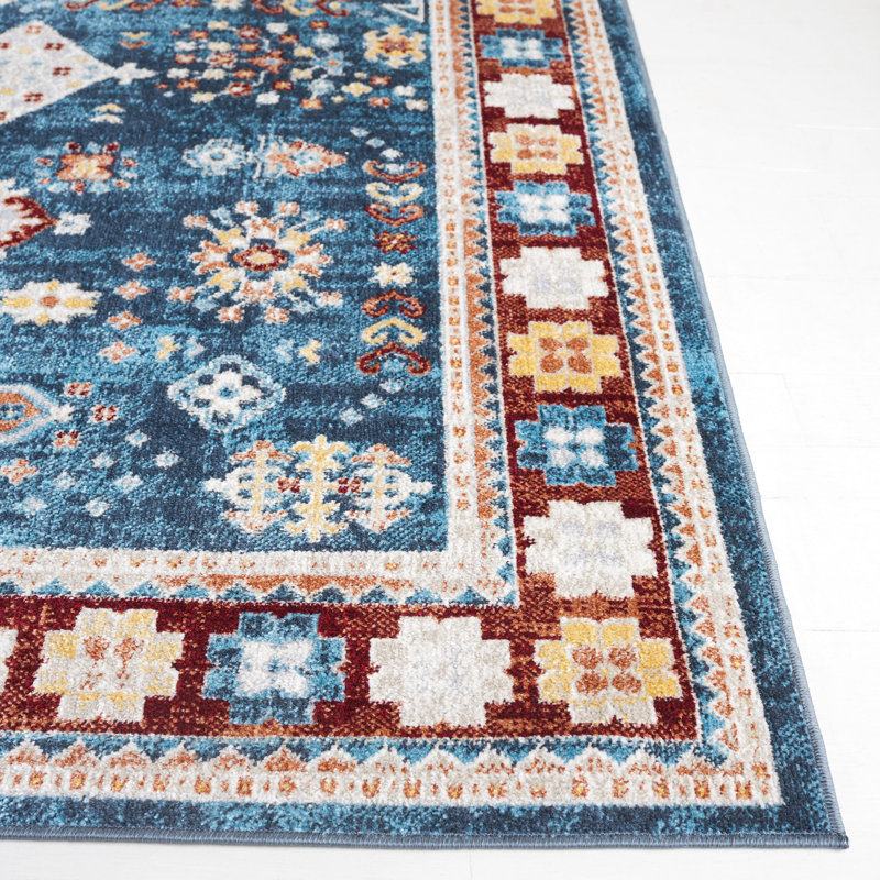 Bayside Performance Machine Washable Oriental Rug, Rectangle 5'3" x 7'6"