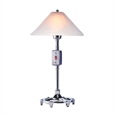 Lampe avec gradateur 24 po Leviton, Chrome chrome