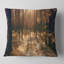 Photo de forêt foncé foncé - Coussin imprimé forêt-29895335-29895338