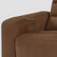Fauteuil inclinable en cuir pleine fleur surdimensionné de 46 po à double alimentation avec gravité zéro et commandes indépendantes-1263294919