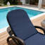 CHAISE Longe avec coussin