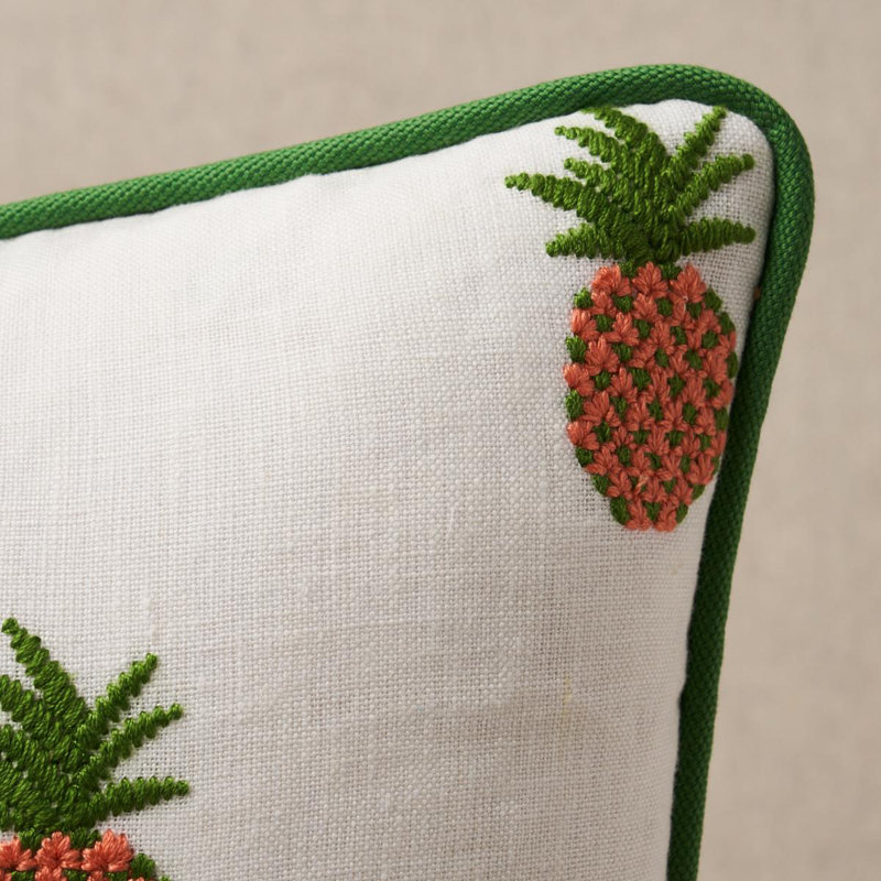 Pineapple Embroidery Pillow