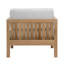 Chaise d'appoint rembourrée Boe, gris clair