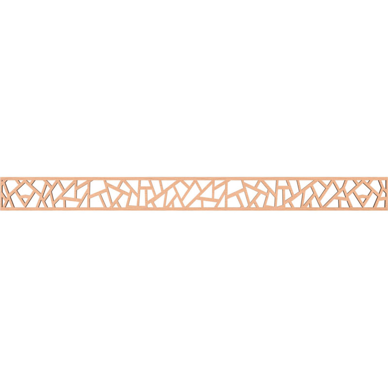 Moulure en bois Harrisburg, Aulne, H 4 po x l 46,375 po x P 0,25 po