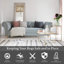 Sous-tapis antidérapant d'intérieur Neillsville (0,07 po)-961063553