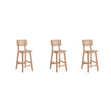 Versailles Counter Stool with Solid Wood Frame
