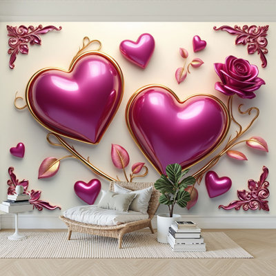 Papier peint adhésif mural pour chambre à coucher Peel and Stick l 144 po x H 100 po