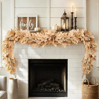 6Ft Artificial Berry Cypress Leaves Fall Garland