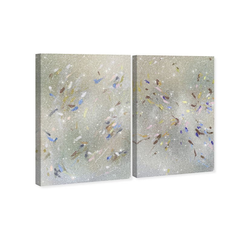 Spontaneous Traces Set Set by Oliver Gal, 30"H x 20"W, Gallery Wrapped