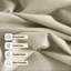 Complete Plain Bedding Set | Duvet Cover, Deep Fitted Sheet & Pillowcases-120238631-120238637