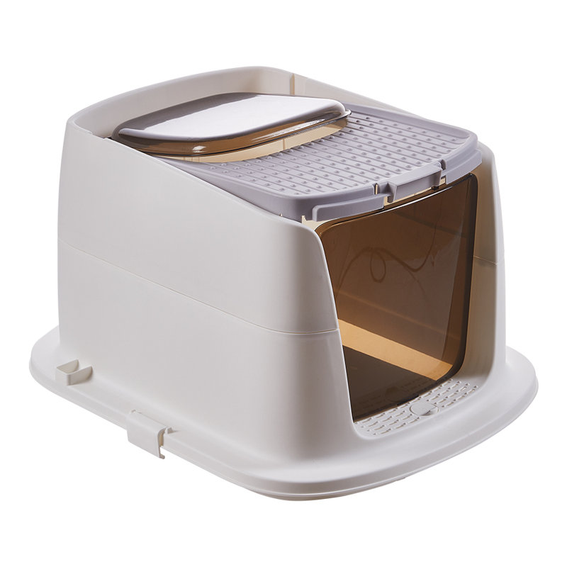 Polyethylene Plastic Litter Box with Scoop