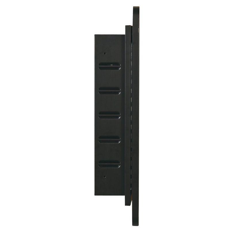 Armoire à miroir murale encastrée en métal, H 5,22 po x l 24,1 po x P 16,1 po