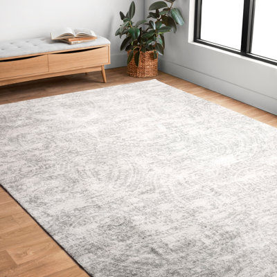 Tapis décoratif gris Cachemire Wainwright