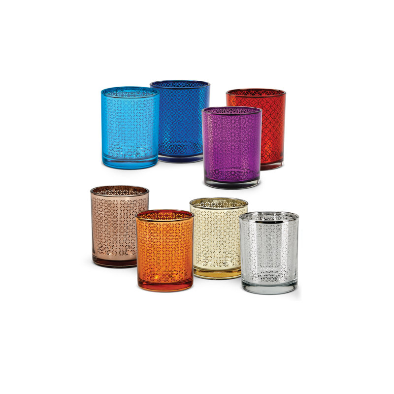 3.3'' H Glass Tabletop Votive Holder
