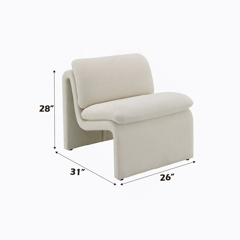 Fauteuil inclinable confortable et élégant pour des moments de détente, Beige