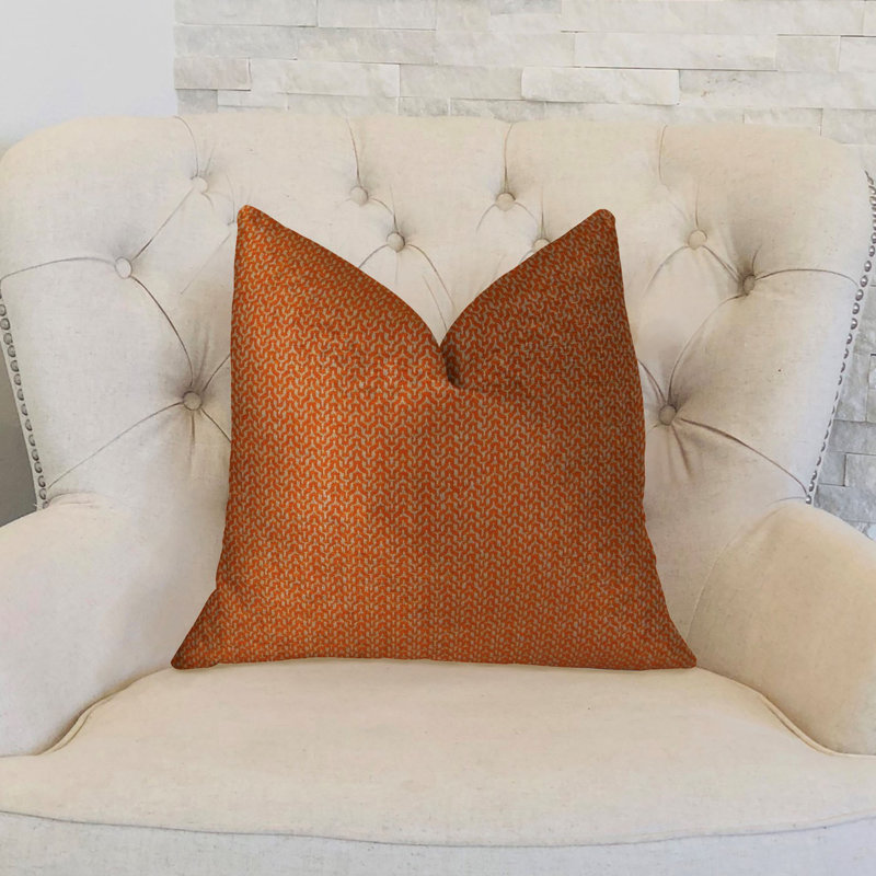 Textured Reversible Throw Pillow, 18" H x 18" W