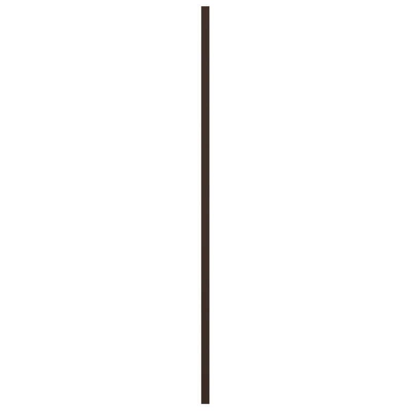 Volets de style moderne EnduraCore, 18"W, Brun raisin, 48"H