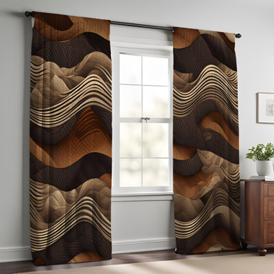 Zhane Semi Sheer Curtain Pair