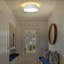 12 Inch Simple Drum Flush Mount