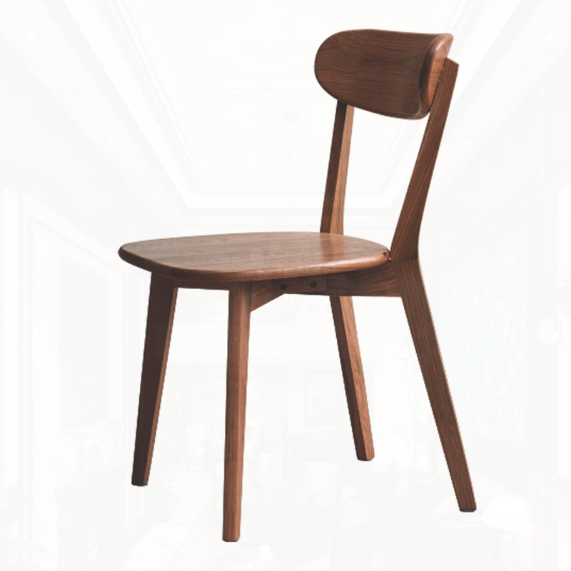 Chaise de salle à manger, 1, Noyer