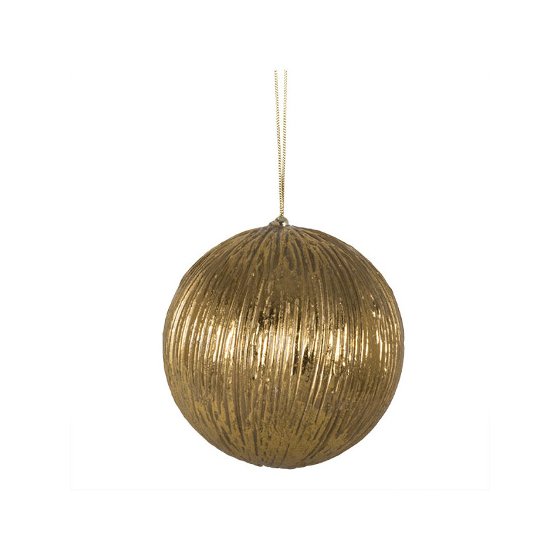 12cm Metal Holiday Shaped Ornament, Gold