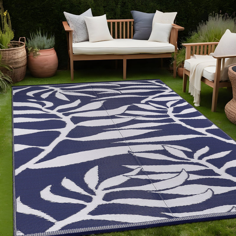 Aldo Performance Floral Rug, Rectangle 9'10" x 13'