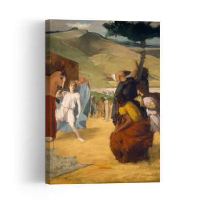 Alexandre et Bucéphale, 1861-1862 - Estampe murale abstraite contemporaine représentant un cheval